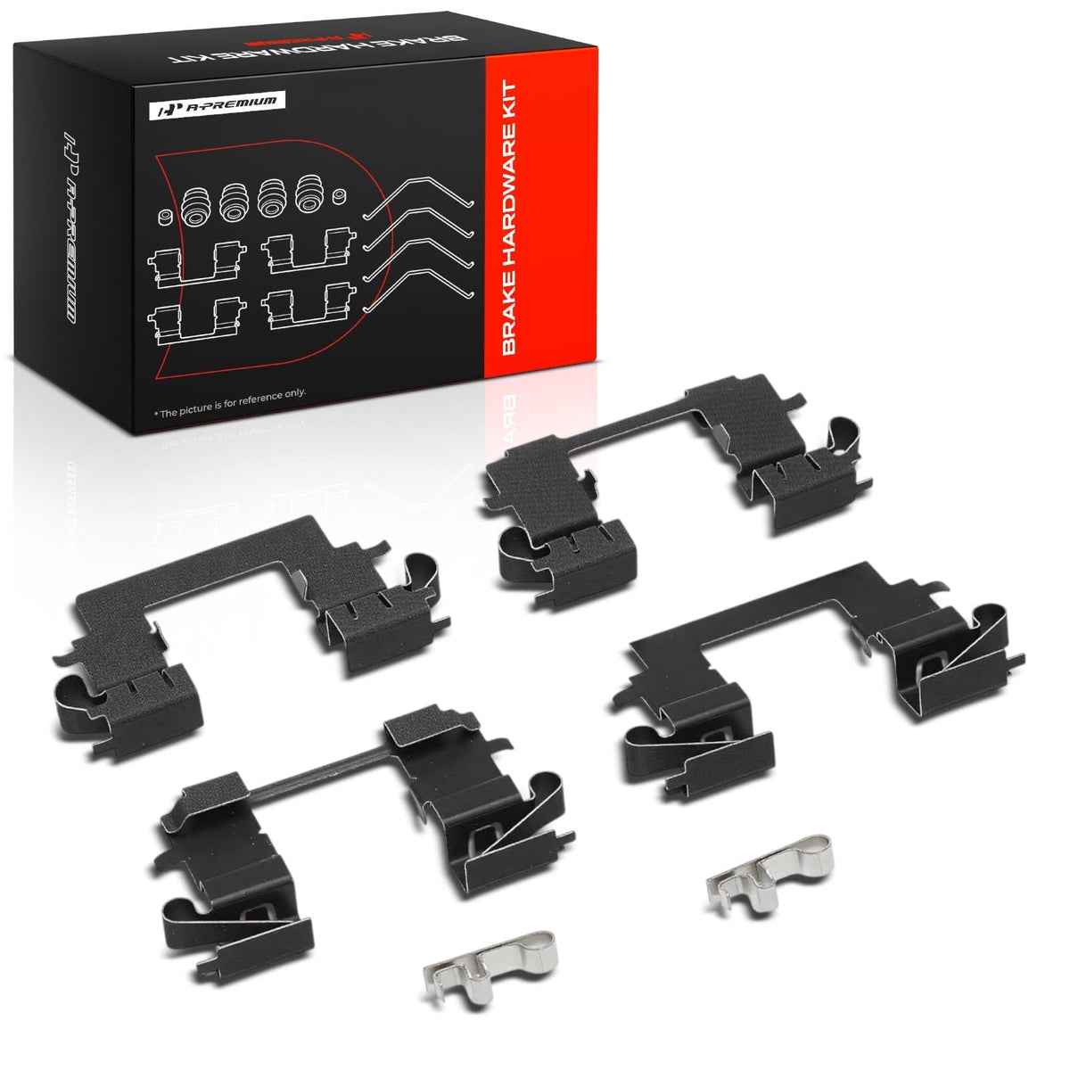 A-Premium Front Disc Brake Hardware Kit