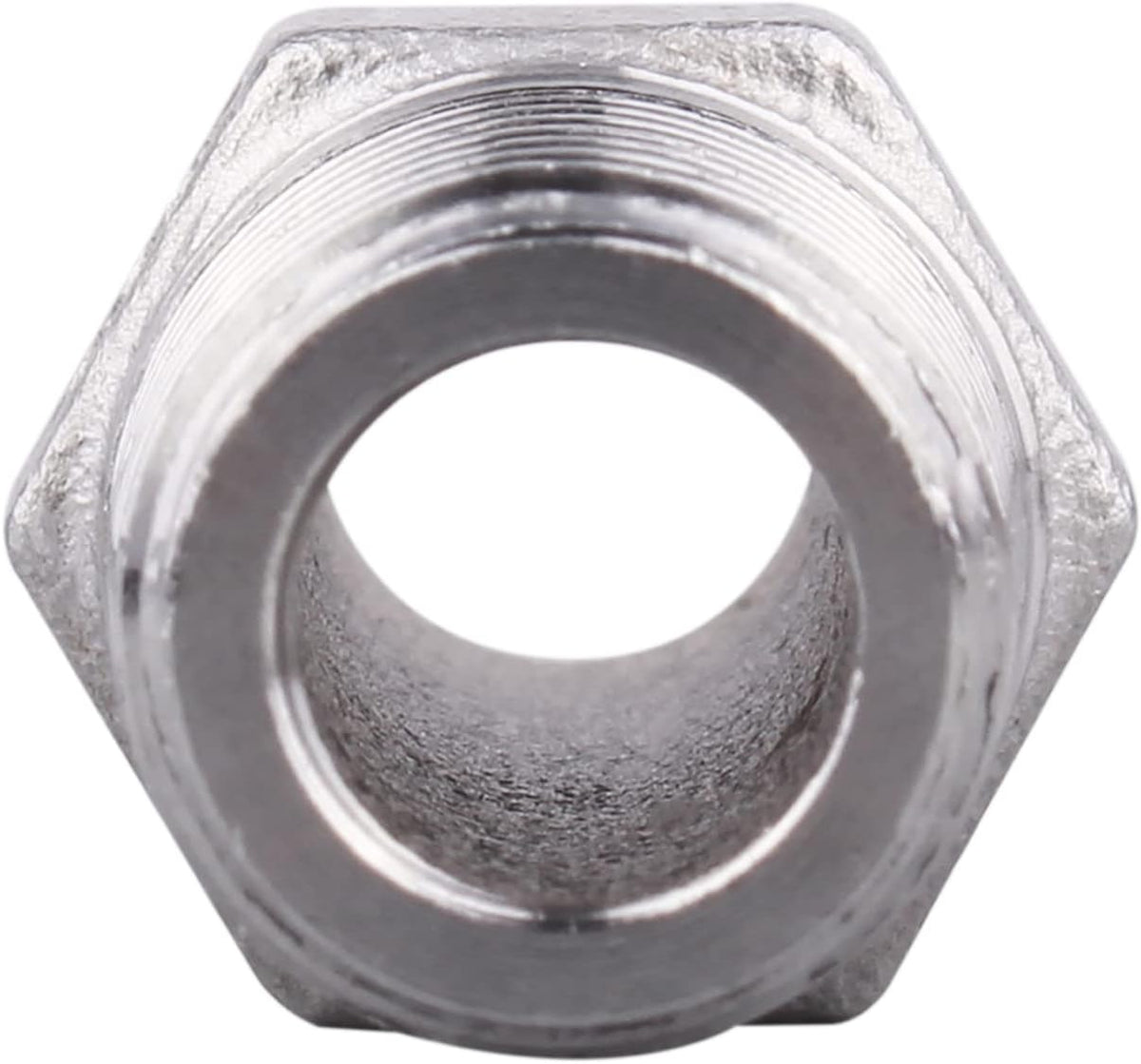 Hex Nipple 1/4 Inch Male NPT - DERPIPE Stainless Steel 304 Threaded Pipe Fitting for Brew Kit, Home Piping Application(Pack of 5)