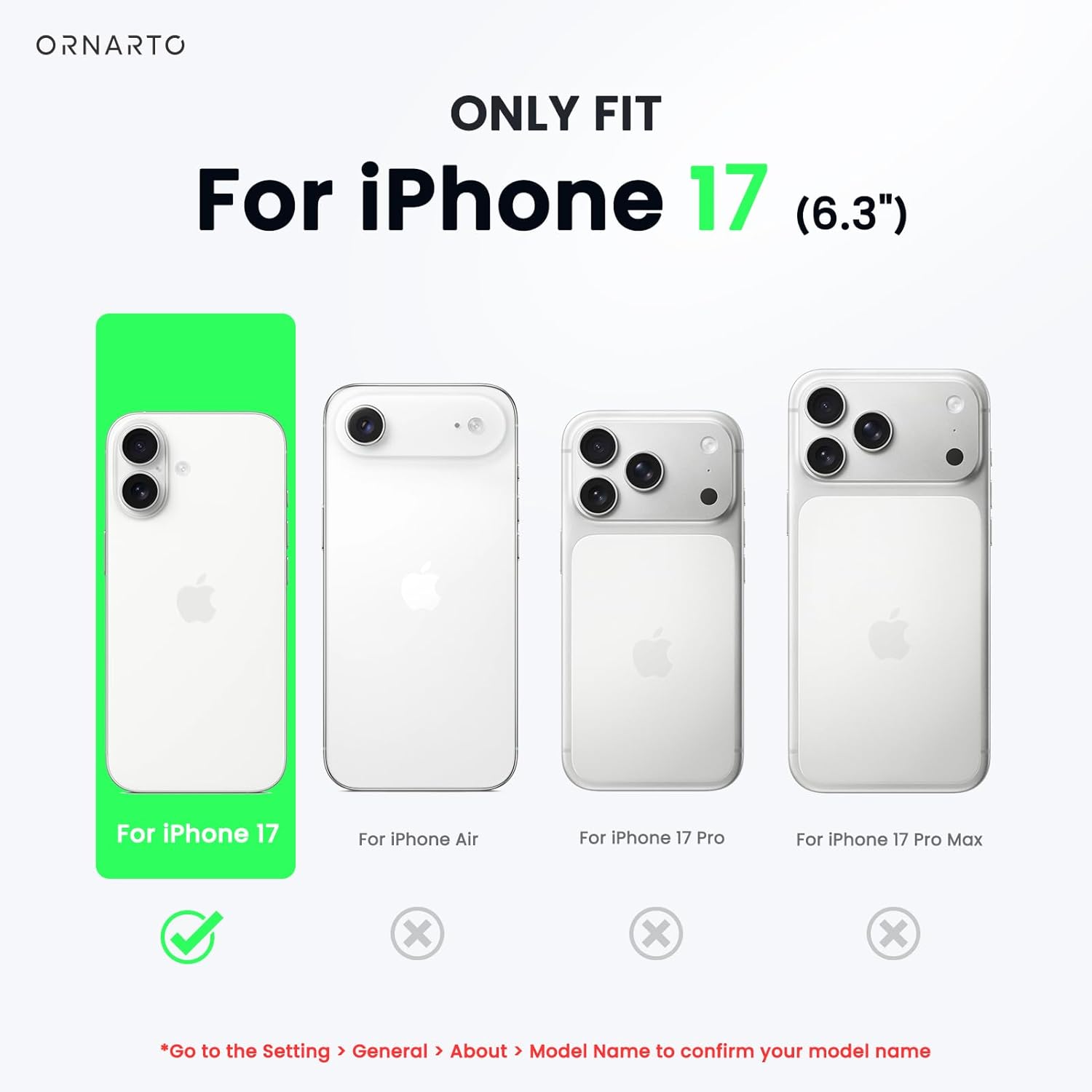 Compatible with iPhone 17 Case 6.3, Slim Liquid Silicone 3 Layers Full Covered Soft Gel Rubber Phone Case Protective