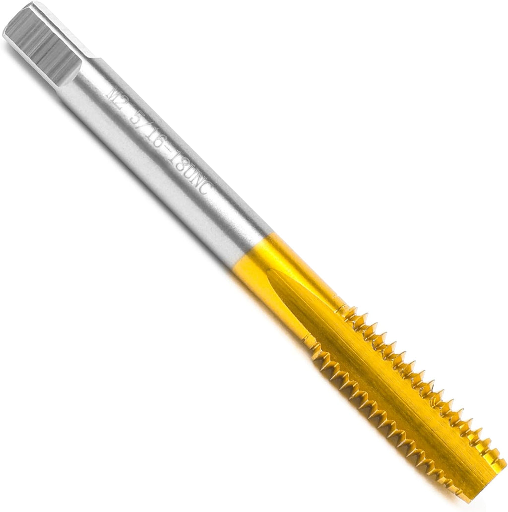 1Pc 5/16"-18 UNC Thread Tap for Metal,M2 HSS Bottom Threading Hand Tap