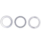SIXRUN Thrust Ball Bearing 51114 75mm Carbon Steel High Load