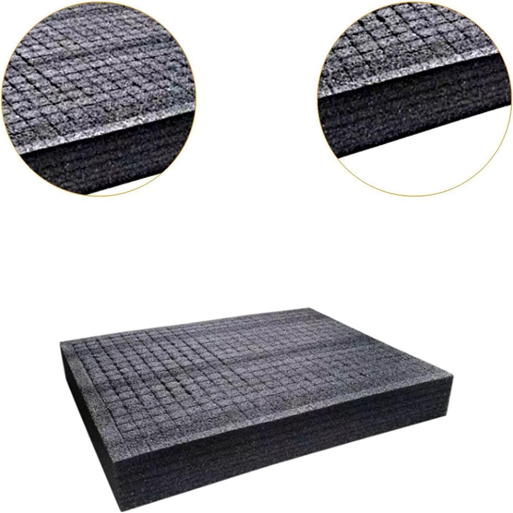 Pick and Pluck Foam Insert, 50x30x4 cm Cuttable Shockproof Foam Pad for Tool Box, Camera Case, and Fragile Item Storage
