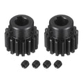 DTGN Spur Gear 1.5Mod 16 Teeth 15mm Thickness 10mm Bore 4x1.8mm Keyway 2Pcs