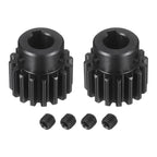DTGN Spur Gear 1.5Mod 16 Teeth 15mm Thickness 10mm Bore 4x1.8mm Keyway 2Pcs