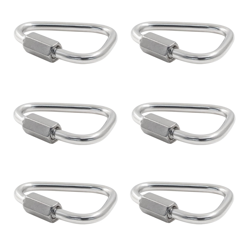 Cionyce M3.5 Delta Quick Links Triangle 1/8 Inch, 6 Pcs
