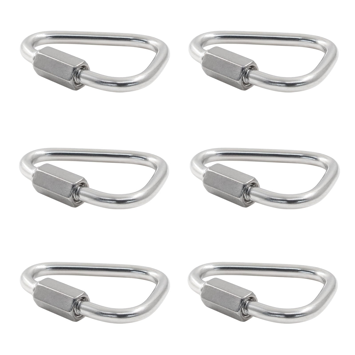 Cionyce M3.5 Delta Quick Links Triangle 1/8 Inch, 6 Pcs