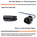 iJDMTOY Ambient Air Temperature Sensor w/Adapter Harness for Audi/VW