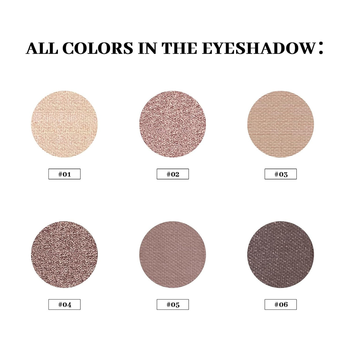 Nudes 3 Mini Eyeshadow Palette, Neutral Eye Shadow Palettes