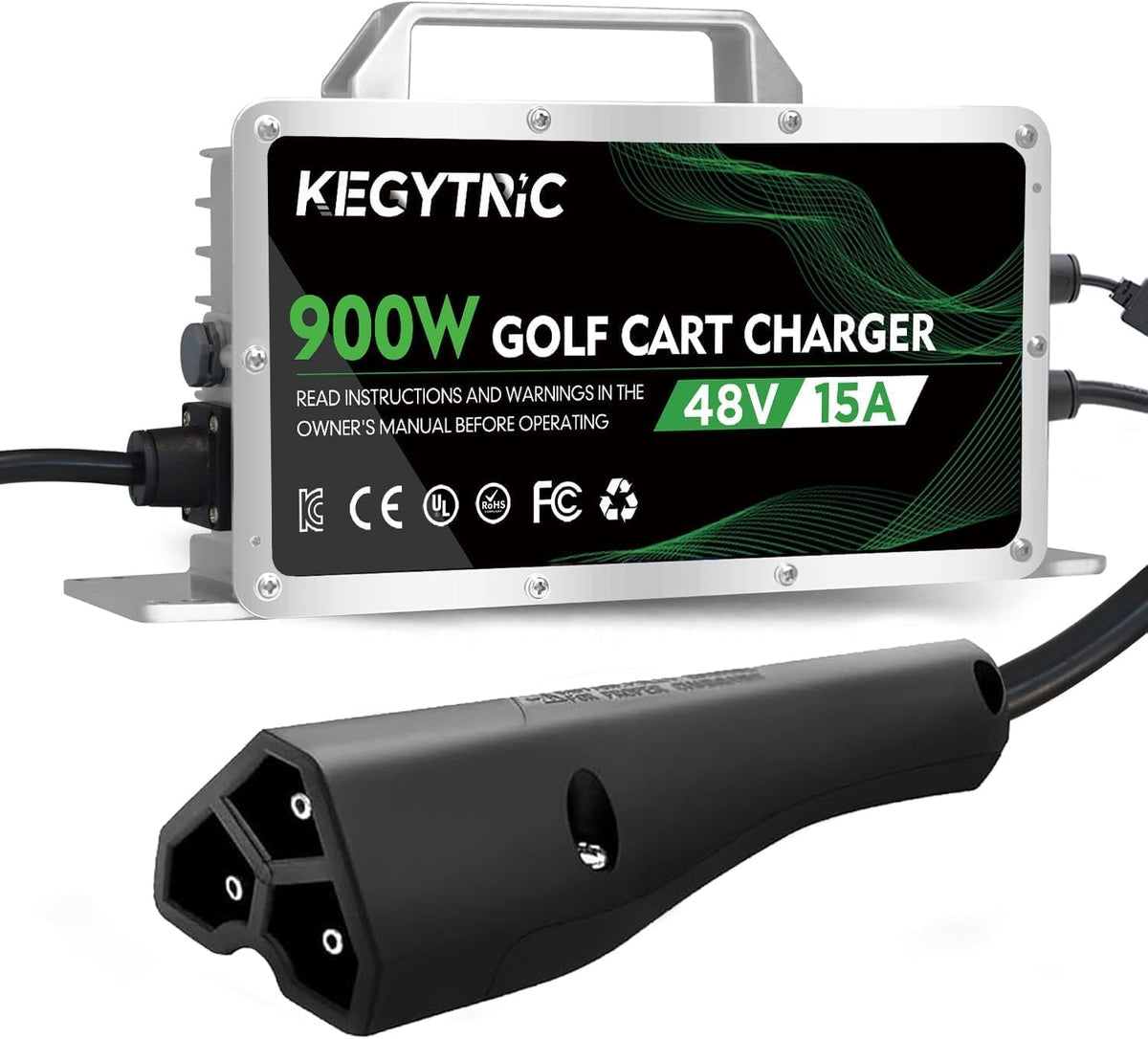 48 Volt 15Amp Golf Cart Battery Charger for EZGO RXV TXT for Cushman Hauler