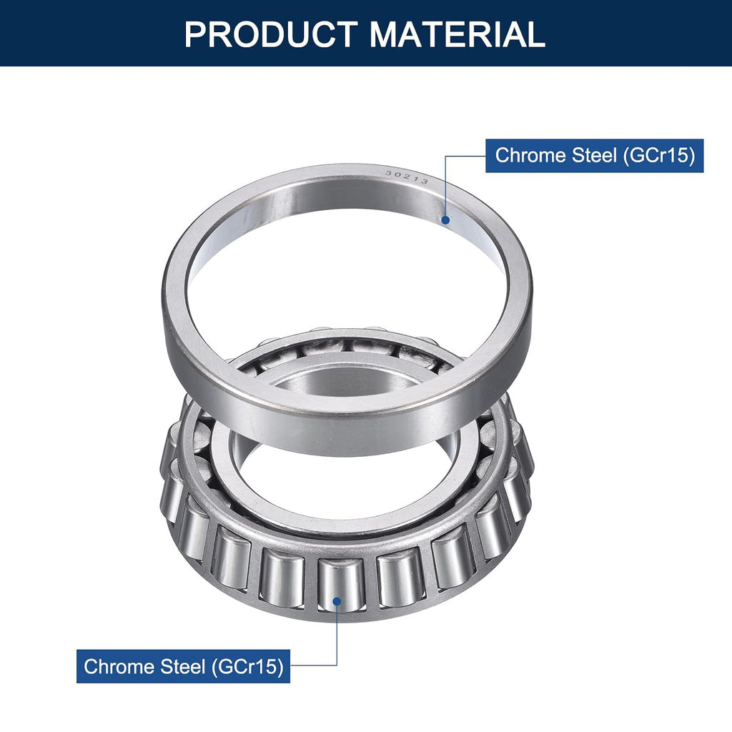 2 Pack 30213 Tapered Roller Bearing Cone and Cup Set