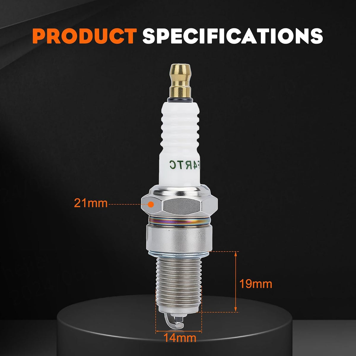 Hipa BPR4ES Spark Plug for NGK BPR4ES John Dere M805853