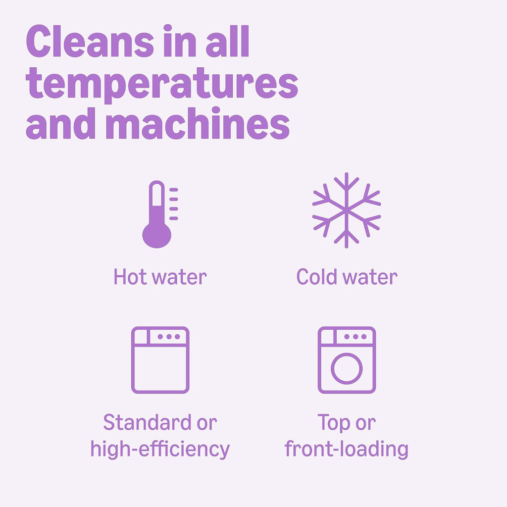 Concentrated Liquid Laundry Detergent, Lavender, 110 loads, 82.5 Fl Oz, Packaging May Vary