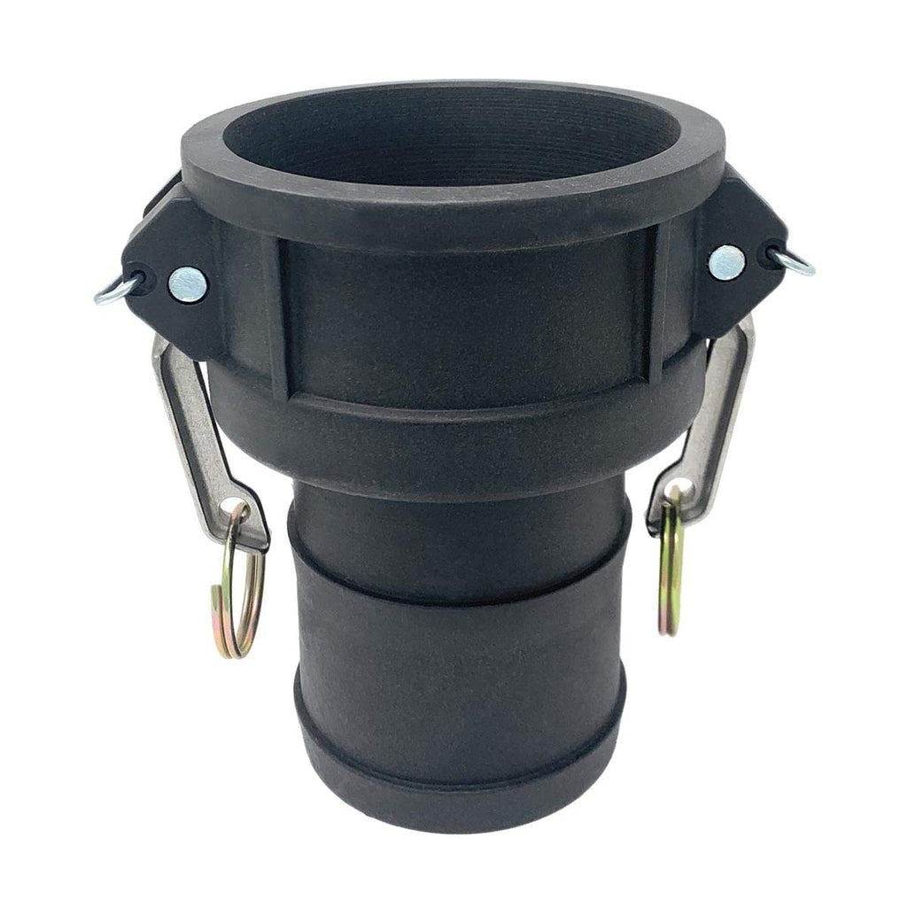 Gloxco Poly Cam Lock Fitting, Type C, 3" Female Camlock x 3" Hose Shank, Each