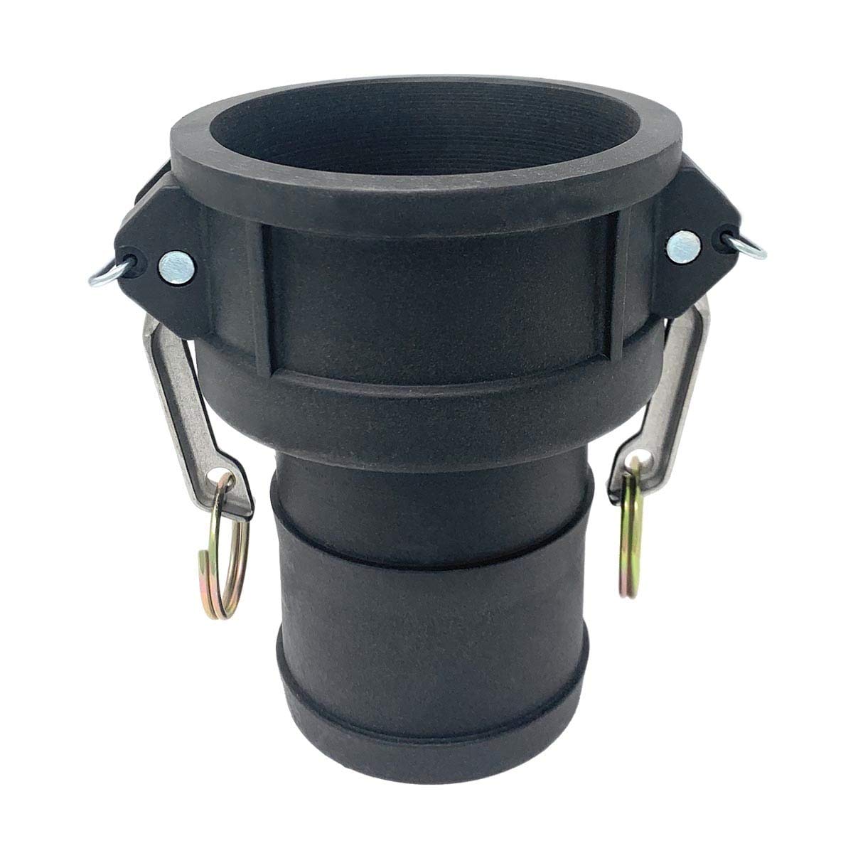 Gloxco Poly Cam Lock Fitting, Type C, 3" Female Camlock x 3" Hose Shank, Each