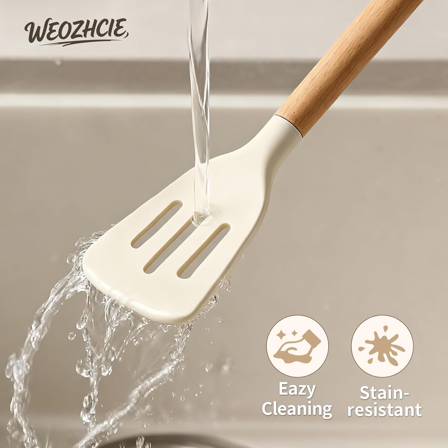 Silicone Cooking Utensil Set,12 PCS Cooking Cookware Kitchen Utensils Set for Cooking, Nonstick 446°F Heat-Resistant