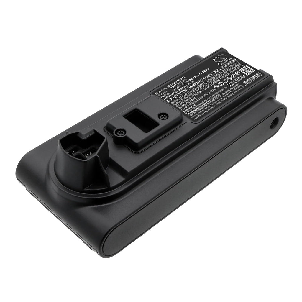 Removable Lithium-Ion Battery XBATR625SL - Replacement Compatible For Shark Cordless Pro Stick Vacuums IZ540H, IZ562H, UZ565H - Extended Power Reliable Fit