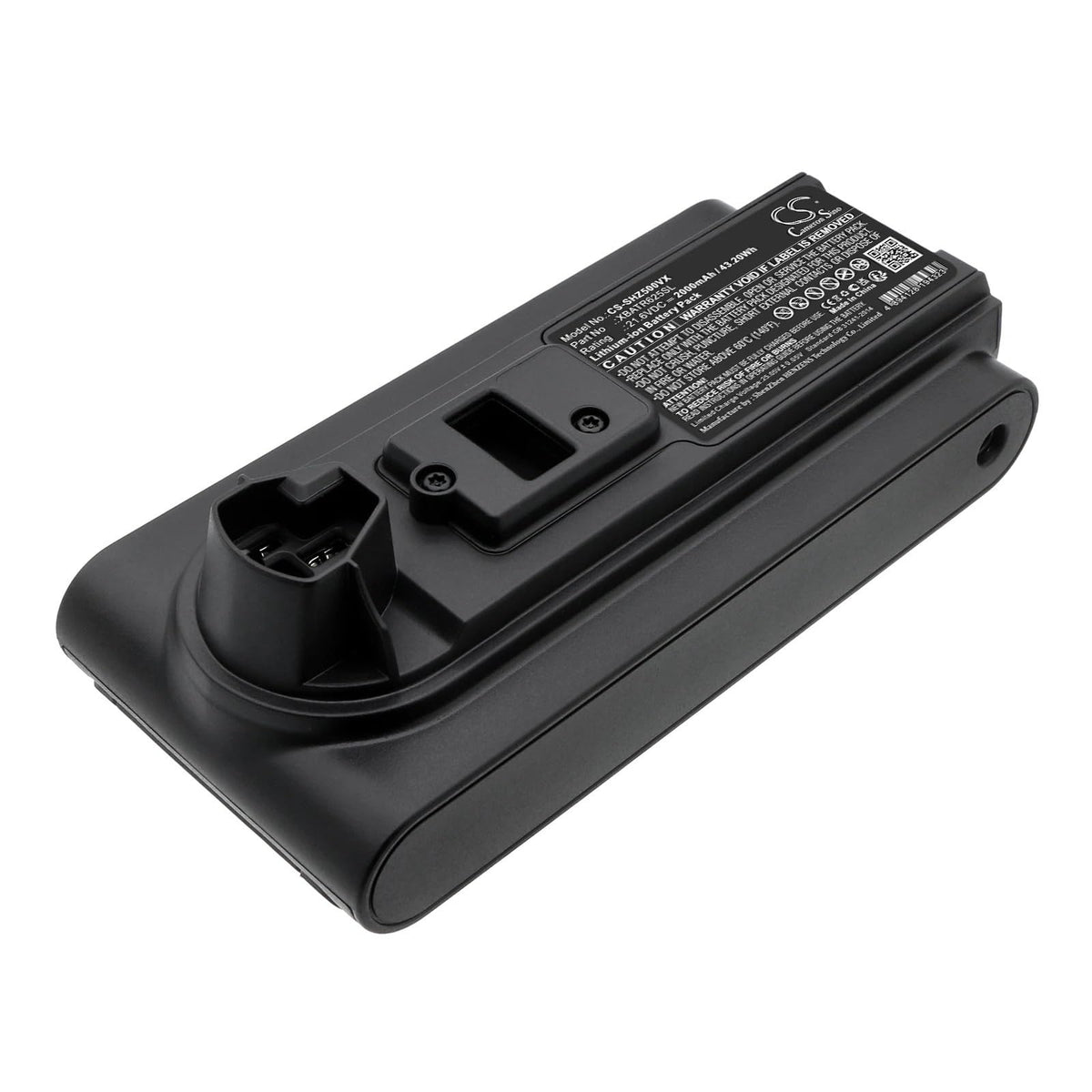 Removable Lithium-Ion Battery XBATR625SL - Replacement Compatible For Shark Cordless Pro Stick Vacuums IZ540H, IZ562H, UZ565H - Extended Power Reliable Fit