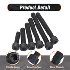 M12 x 40mm Hex Socket Cap Head Screws Bolts, 8pcs Grade12.9 Machine Screws
