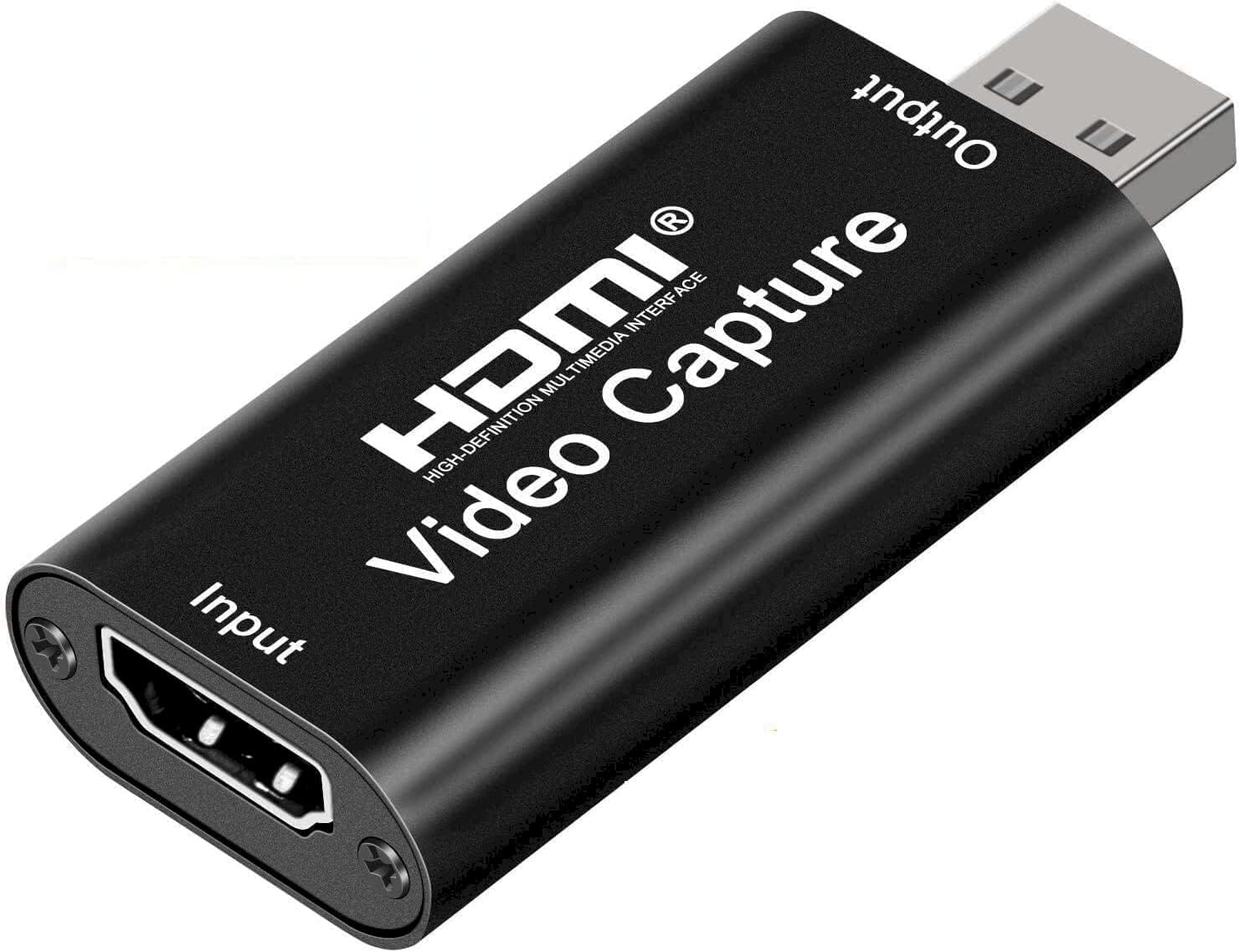 AXHDCAP 4K HDMI Video Capture Card, Cam Link Card Game Audio Adapter HDMI to USB 2.0 Record Capture Device for