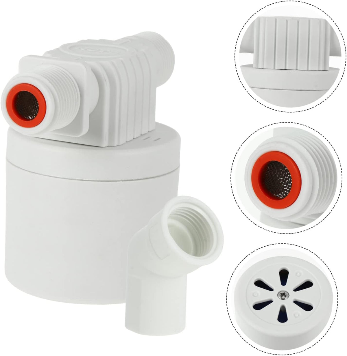 Float Valve Water Level Control Automatic Filling and Shut off for Water Tanks Livestock Troughs and Humidifiers