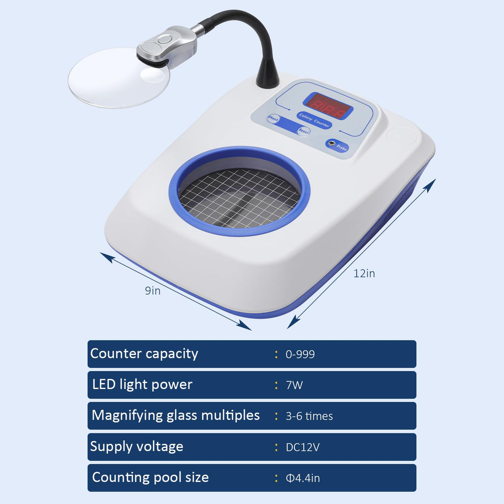 Digital Colony Counter Bacterial Colony Counting Machine 110V