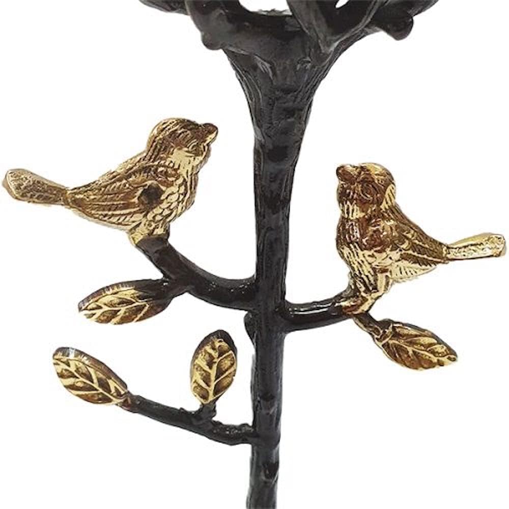 Yair Tree of Life Kiddush Cup For Shabbat and Yom Tov | Stainless Steel and Brass | Comes with Saucer | Unique