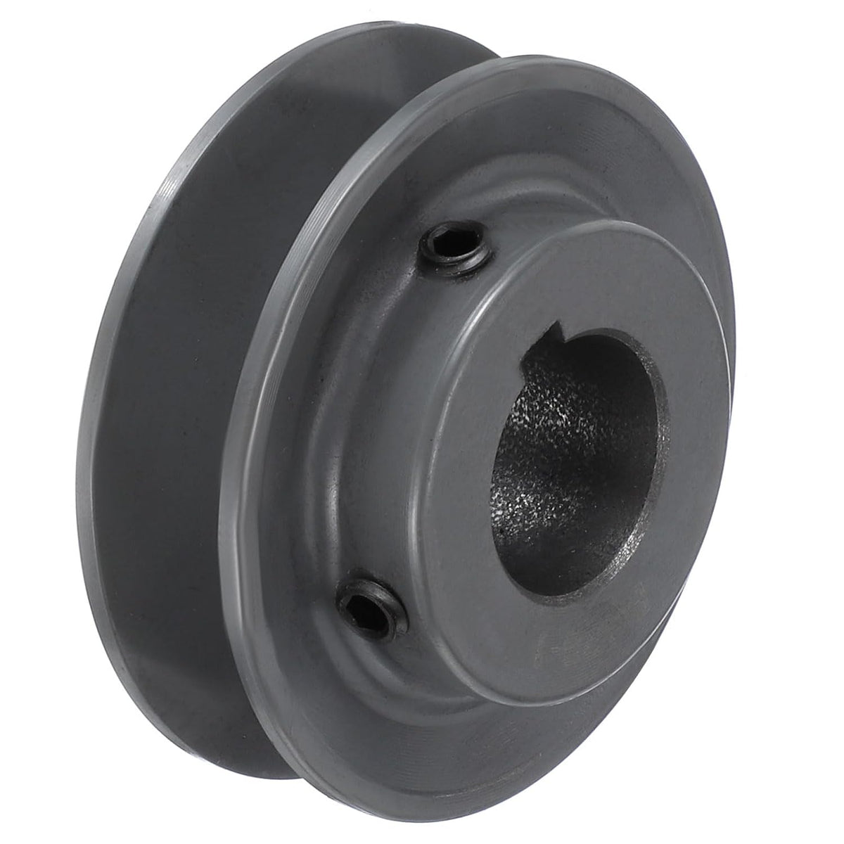 uxcell BK28-1 V-Belt Sheave 1" Bore, 2.95" OD, Single Groove Web Sheave