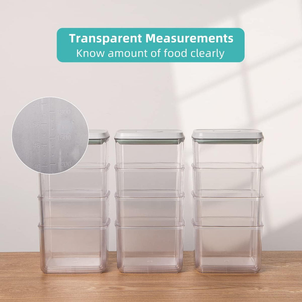 Food Storage Containers Pop Airtight Food Storage Containers with Lids for Kitchen Pantry Organizing Cereal Snack