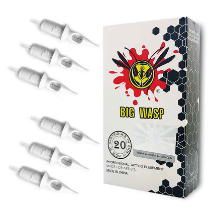 20Pcs Disposable 14RS 1214RS Tattoo Needle Cartridges Round Shader