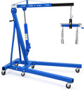 2 Ton Hydraulic Engine Hoist Cherry Picker, 4400LBS, Blue