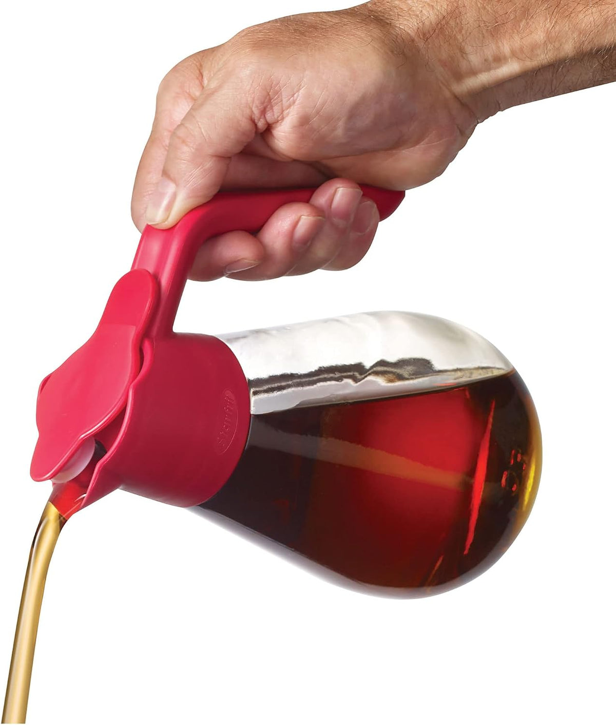 Dripless Syrup Dispenser, 600ml, Silicone Seal, Dishwasher Safe