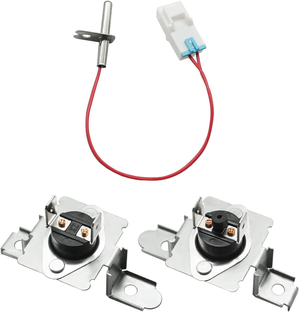 DLE7000W DLE7150W Dryer Thermistor and Thermostat Kit