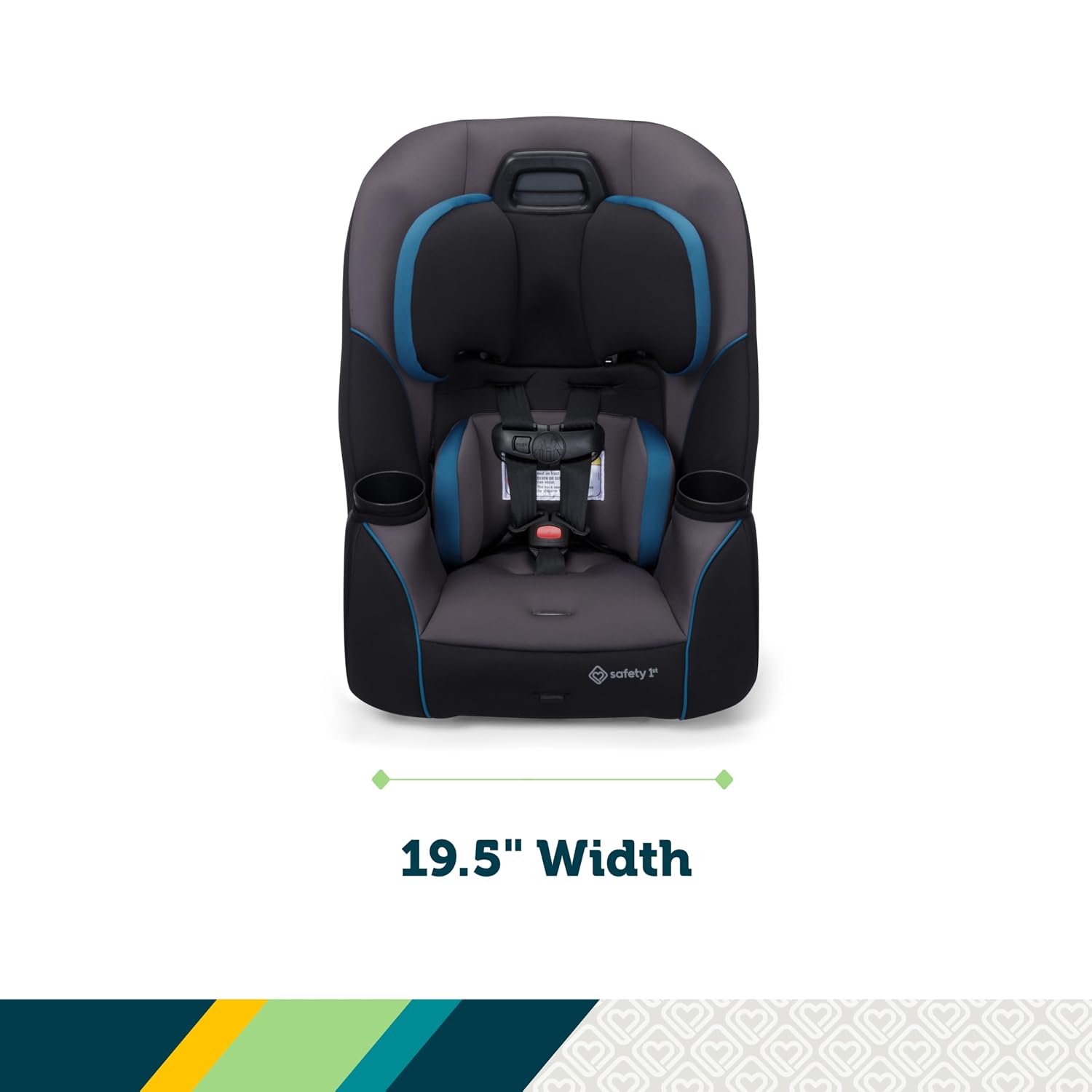 Crosstown All-in-One Convertible Car Seat, Rear Facing, Forward Facing Car Seat, Booster, Deep Sea