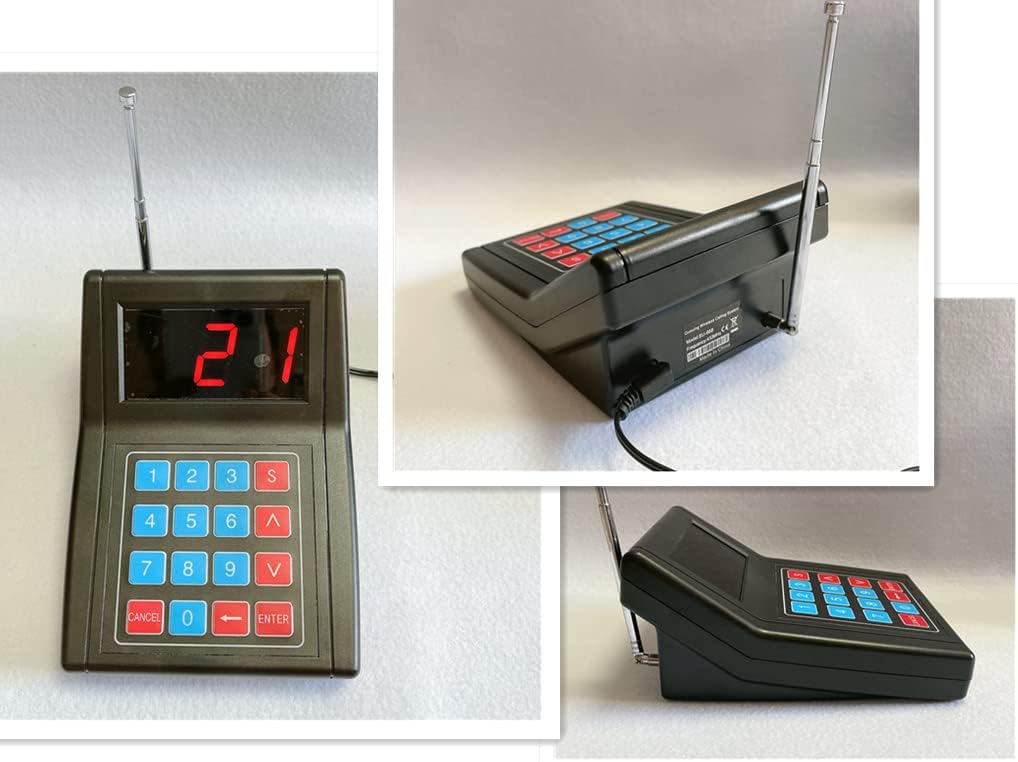 30 Coaster Pagers+1 Keypad Queue Call Pager Restaurant Wireless Calling System Waiter Wireless Guest Paging System