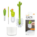 Cacti Bottle Cleaning Brush Set - Includes Bottle Brush, Nipple Brush, Detail Brush, and Straw Brush - Baby Bottle