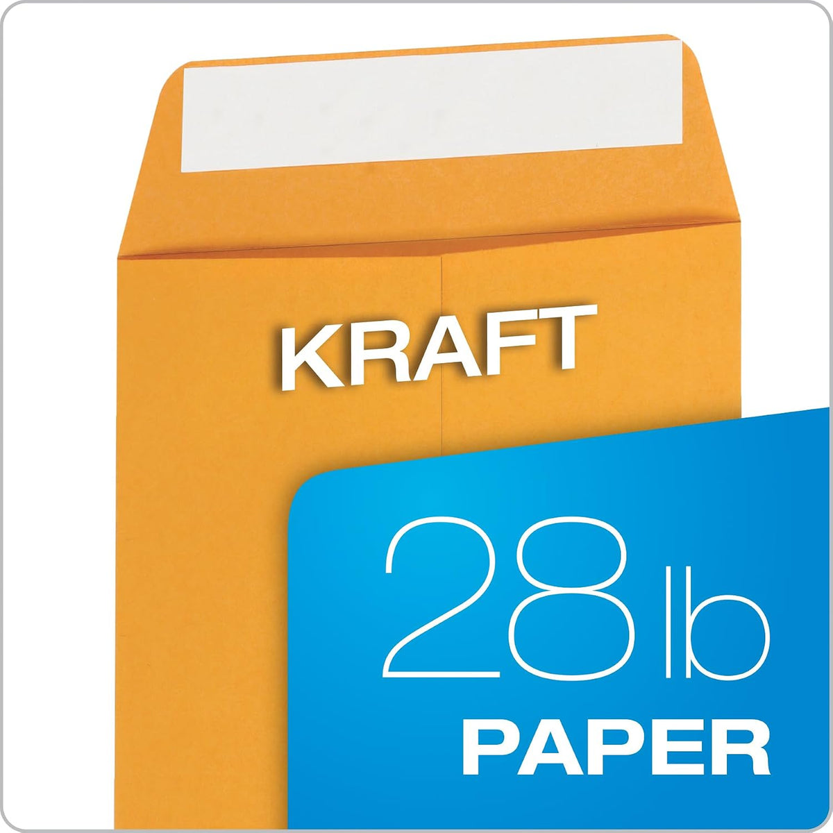 6 x 9 Catalog Envelopes with Self Seal Closure, 28 lb Brown Kraft, for Mailing Small Paper, Photos & Greeting Cards