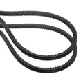 uxcell 2 Pcs BX46 EPDM V-Belt, Raw Edge Cogged Industrial Rubber V Belt 0.67" Width x 46" Inside Circumference