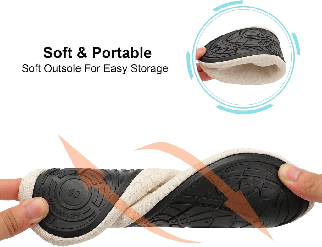 Womens Mens Water Shoes Quick Dry Beach Swim Shoes Barefoot Aqua Socks Outdoor Sand Socks for Pool River Diving