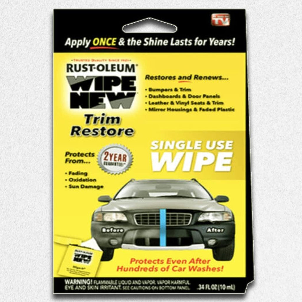 Dashboard Bumper Car Interior Exterior and Auto Trim Restorer- Pack of 2