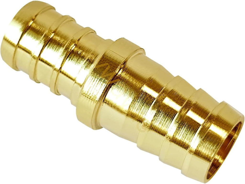 Joywayus 2 Pack Brass 1/2" PEX to 1/2" Hose Barb Connector Fitting