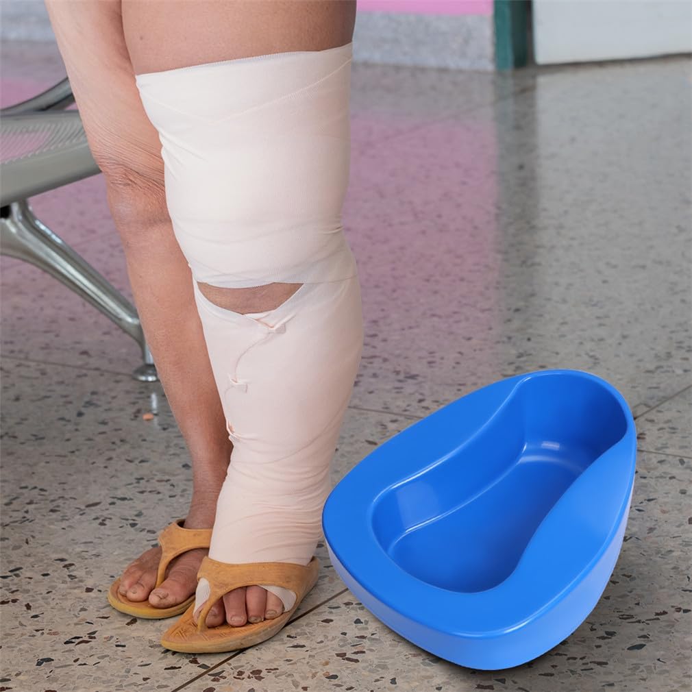 Bedpan for Urine Thick Urinal Bed Pan Portable Urine Bedpans Bottle Unisex Commode Bed Bedbound for Emergency