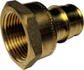 2 Pieces XFITTING 3/4" Pex-A Expansion x 1/2" Female Adapter, Brass