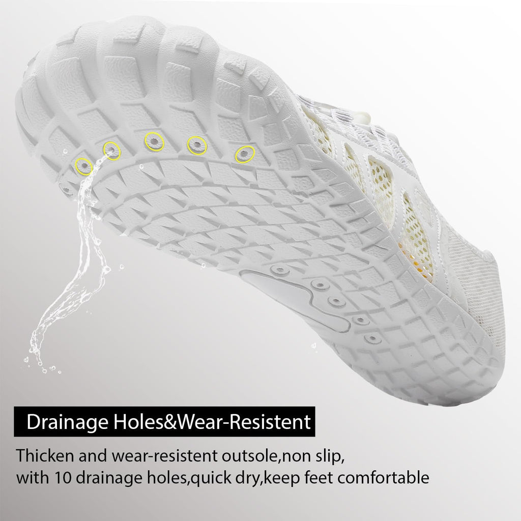 Swim Water Shoes for Women Men Quick Dry Barefoot Aqua Sneakers Shoe for Beach Hiking Diving Boating River Outdoor