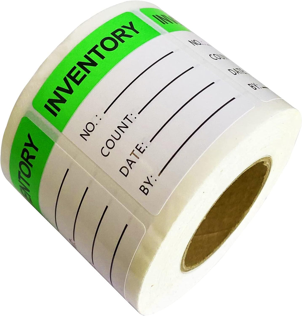 Inventory Label Inventory Organizer Stickers, Green,500 Pcs