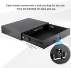 2U Rack Drawer, Designed for 19-inch Network Equipment, Servers or Cabinet Enclosures.