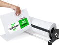 24" Paper Dispenser with Cutter + White Butcher Paper Roll
