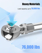 AUGREX 2 Pcs 1.25” Rod End Heim Joint Kit, Left and Right Thread