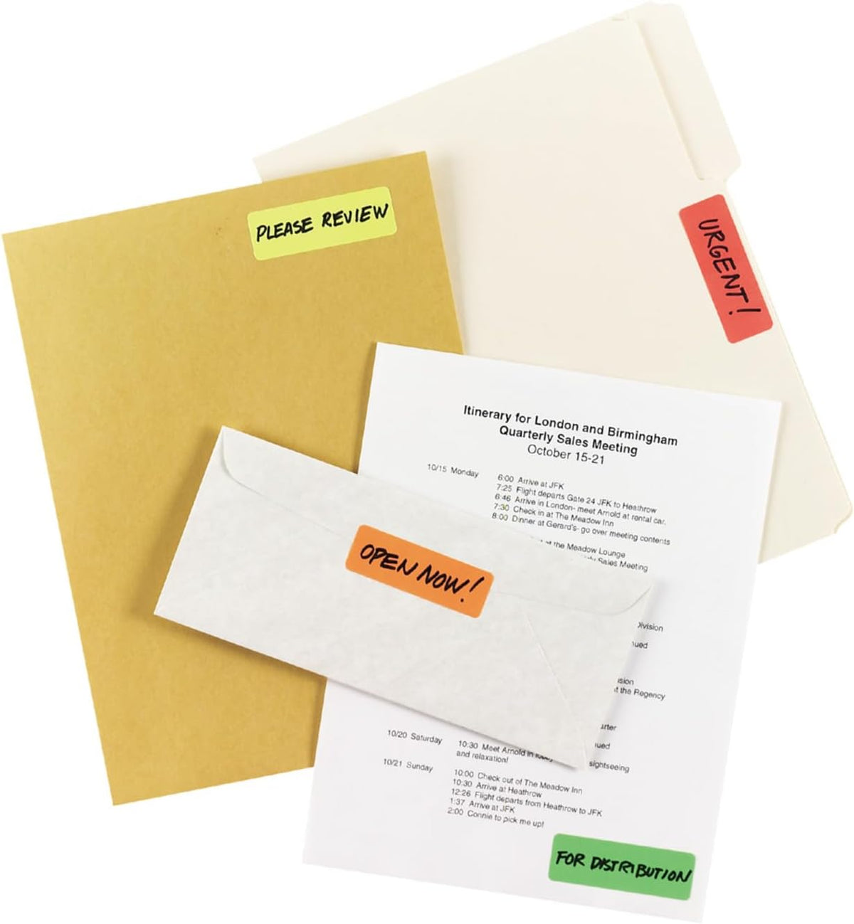 Removable Print or Write Color Coding Labels, 1 x 3 Inches, 200 Labels (5481)