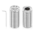 Kozelo 2pcs Cup Point Hex Socket Set Screws-M14-2x30mm 304 SS