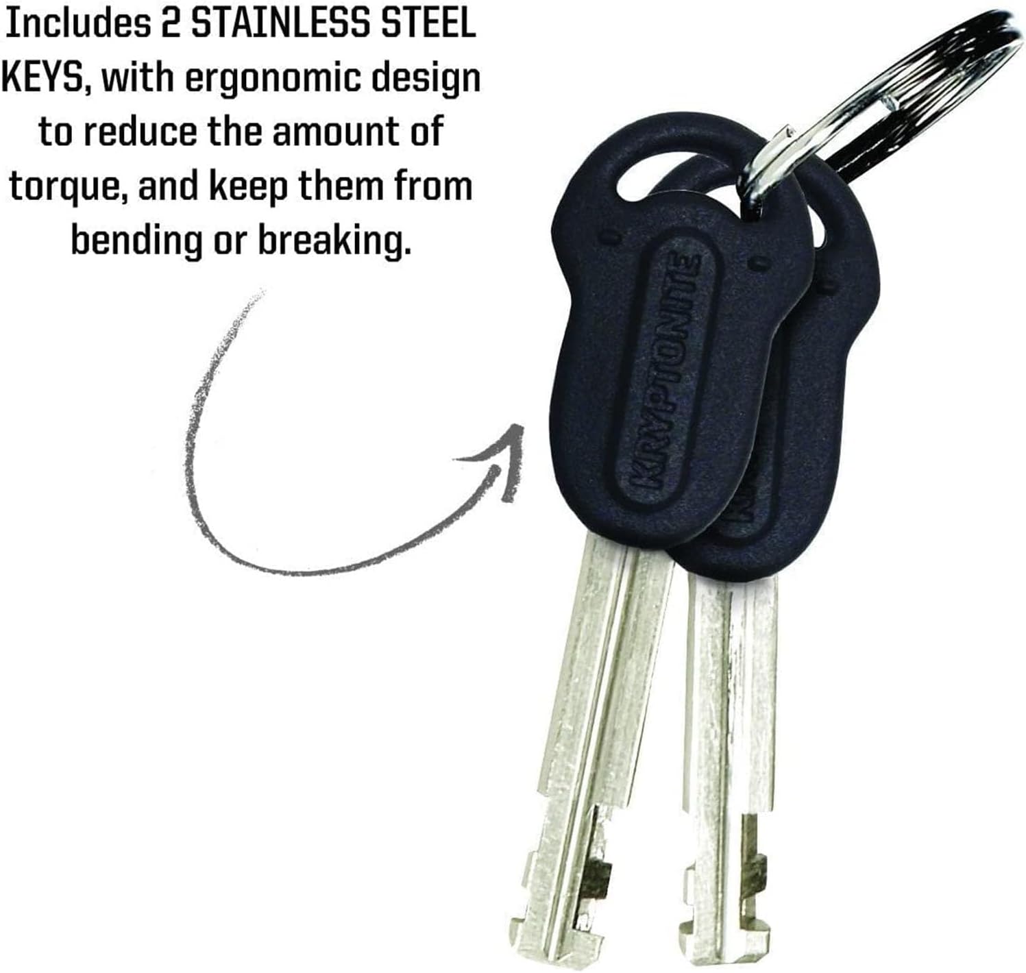 Parkview Bike U-Lock, 12mm Hardened Steel Shackle, 4ft Cable